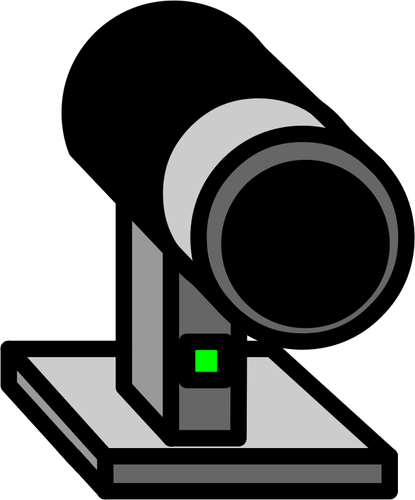 USB מצלמת וידאו סמל ציור וקטורי