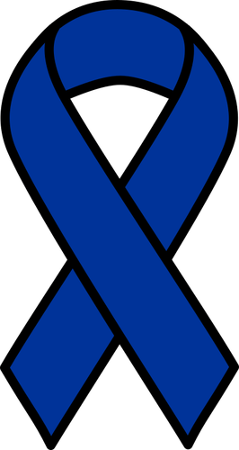 Sinisen valintanauhan symboli