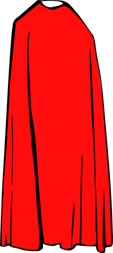 Gaun merah yang panjang