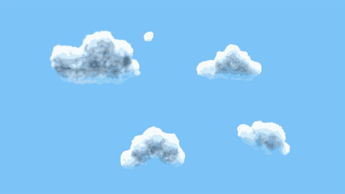 Cartoon-Wolken