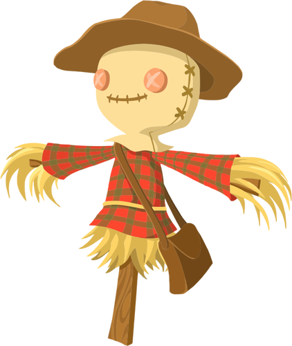 Tegneserie scarecrow