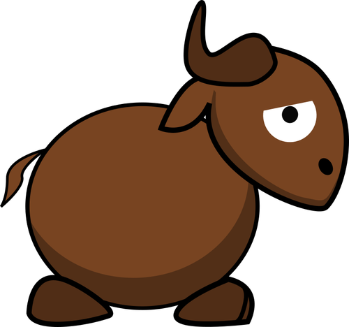 Imagem de caricatura de um gnu