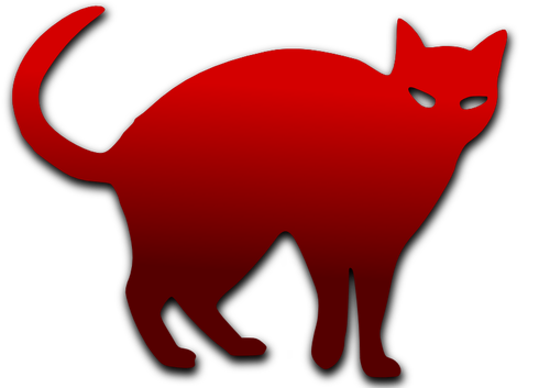 Кошка наброски векторное изображение