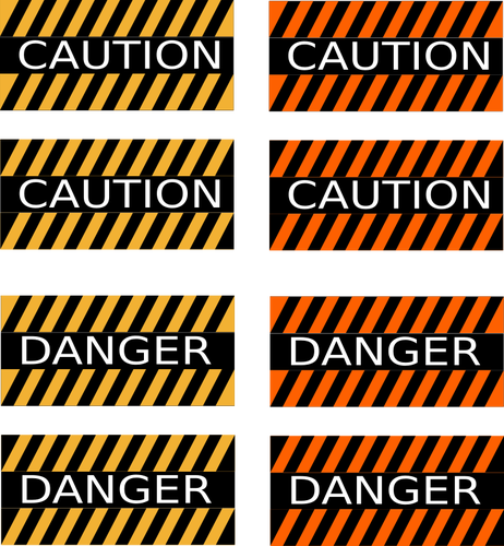 "Varovaisuus" ja "vaara" -merkit