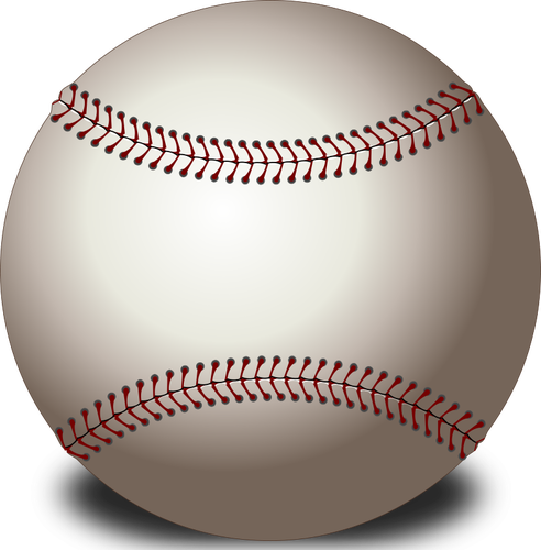 Vektor ClipArt-bilder av baseball bollen