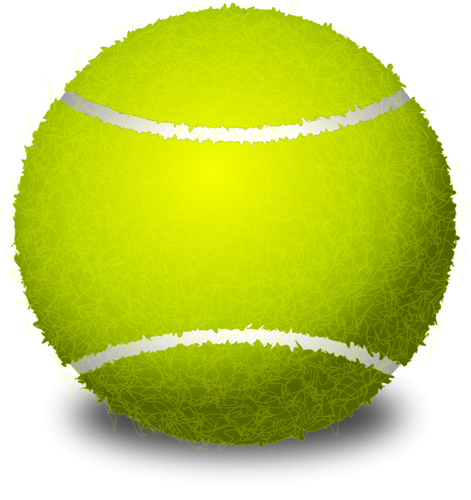 Tennis boll vektor ClipArt