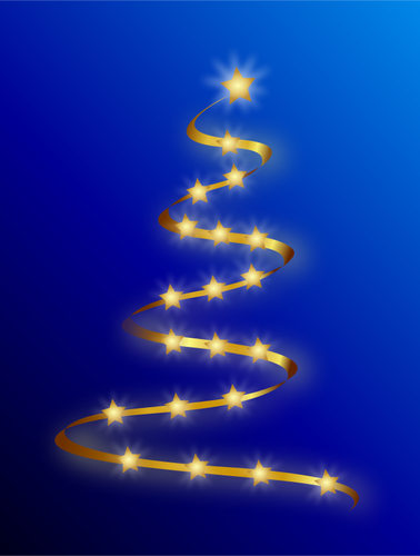 クリスマス ツリーの抽象的なベクトル