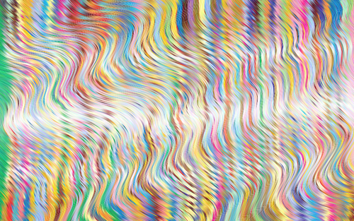 Chromatic blurry pattern