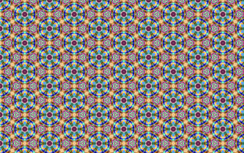 Kromatiska cirklar mönster