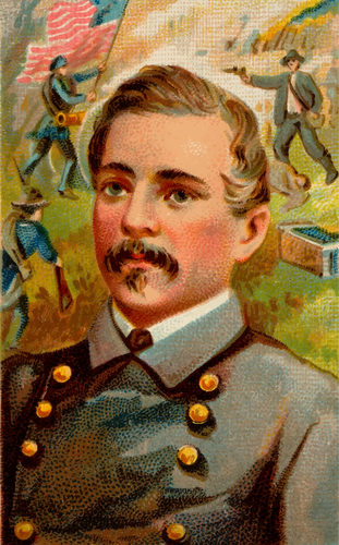 Immagine di vettore di generale Beauregard