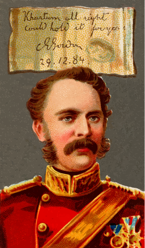 Illustrasjon av britisk general