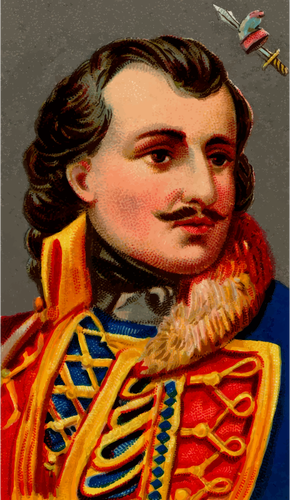 जनरल Pulaski वेक्टर चित्रण