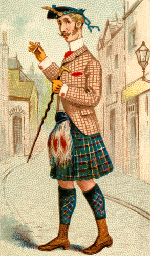 Imagen hombre escocés