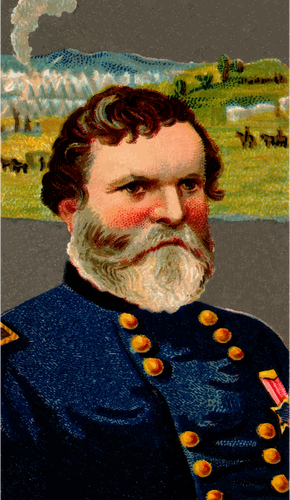 Portrait von General Thomas