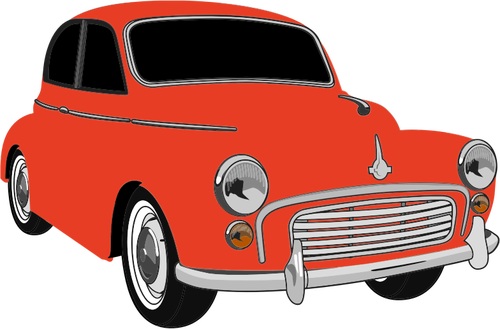 古典的な赤い車