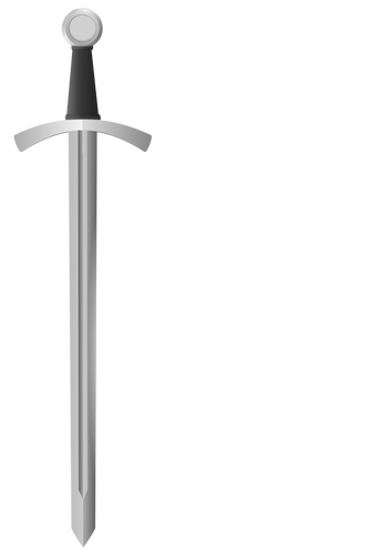 वेक्टर क्लासिक धातु तलवार का चित्रण