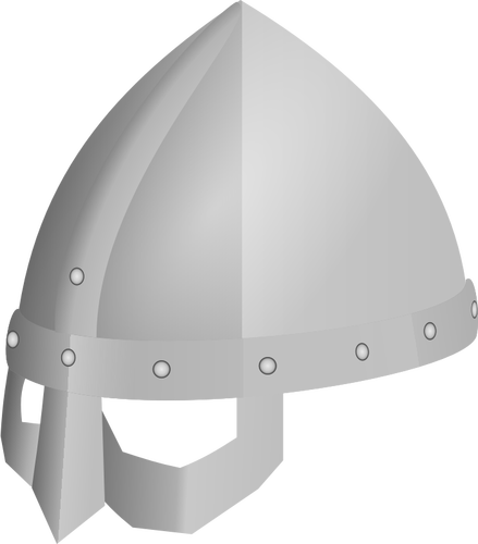 Ilustração em vetor capacete Viking espetáculo