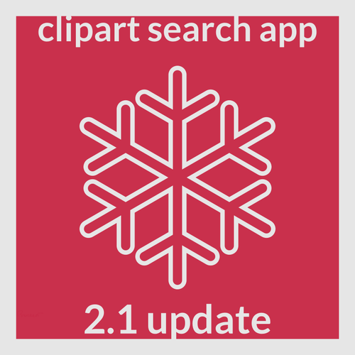 Vektorgrafik av idé för clipart search app