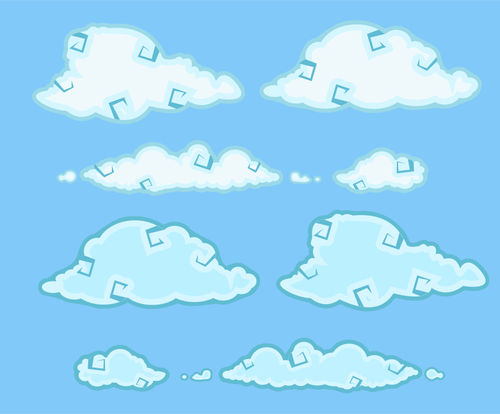 Wolken in de hemel