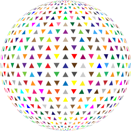 Image de sphère triangles imbriqués