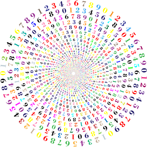 Kolorowe numery vortex