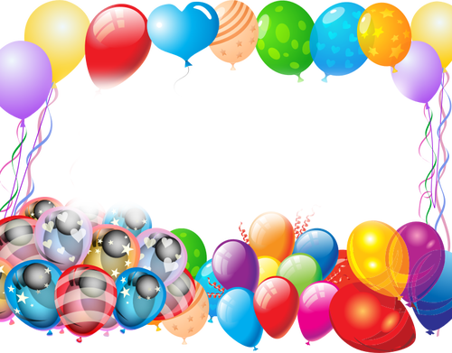 Renkli Parti balonları
