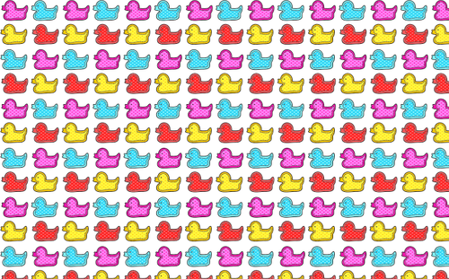 Kolorowe kaczki wzór