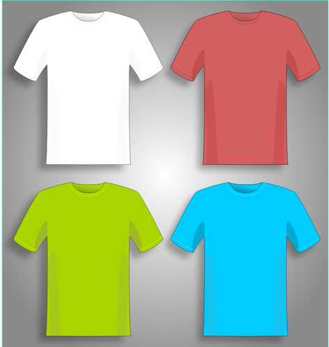 T-shirts colorés