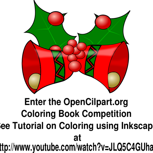 Vektorové ilustrace vánoční zvonky