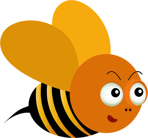 Lebah vektor ilustrasi