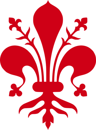 Vektor-Wappen von Florenz Stadt