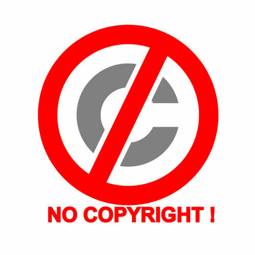 Nenhum símbolo de direitos autorais