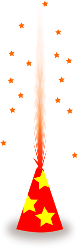 Vector tekening van firecracker