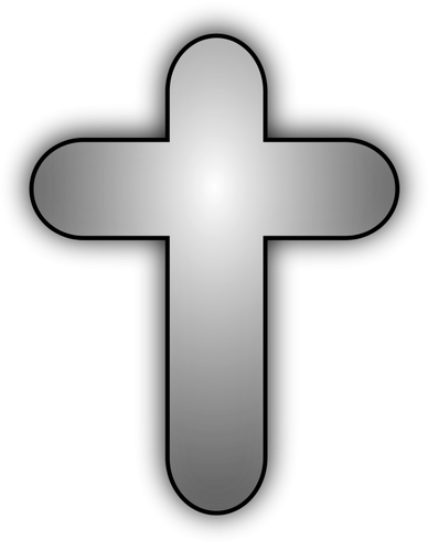 Grafika wektorowa chrześcijańskiej krzyż