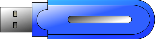 Illustrazione vettoriale USB memoria pendrive