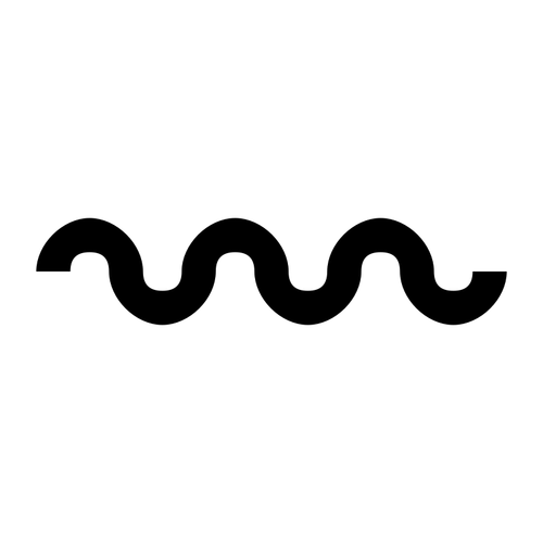 Vector graphics of curved line