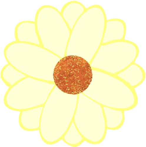 Gambar vektor daisy kelopak