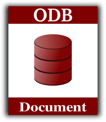 ODF dokumentikonet vektor