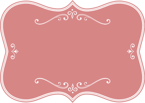 Fioritura rosa telaio