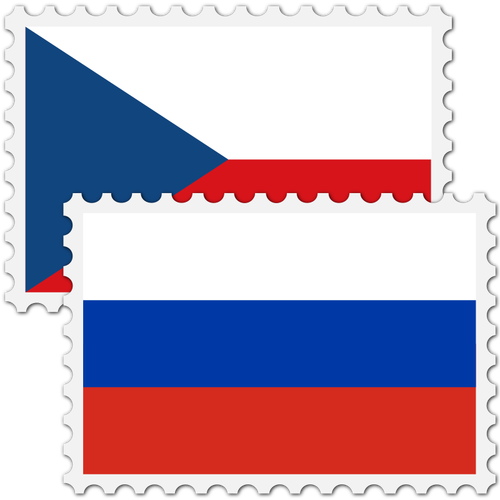 Czeski-Rosyjski stempel