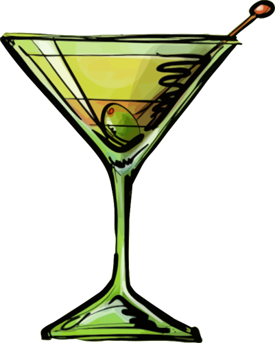 Špinavé martini koktejl
