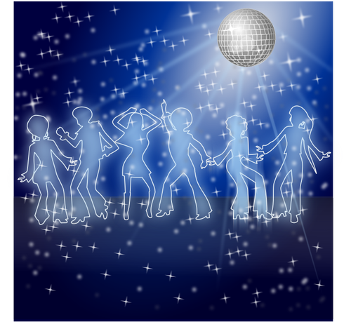 Dance party vektor ClipArt