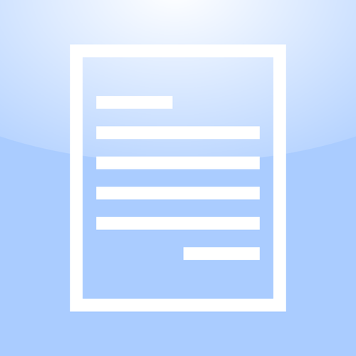 Imaginea vectorială wordprocessing documentul pictograma computer OS