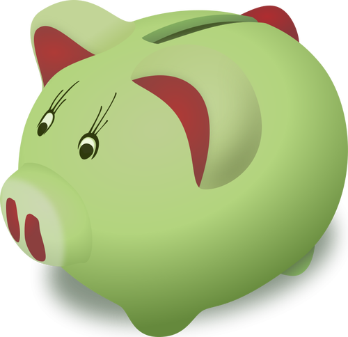 Piggy bank vectorafbeeldingen