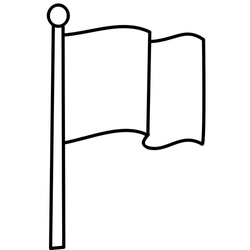 रिक्त झंडा वेक्टर छवि