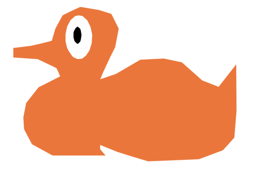 Baño pato vector illustration