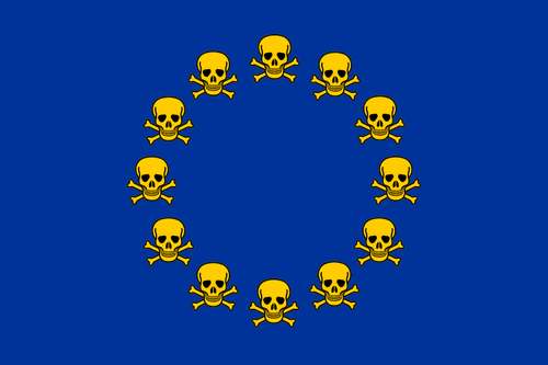 Europeiska unionen dödar underteckna bild