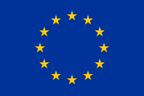 EU-flaggan vektor ClipArt