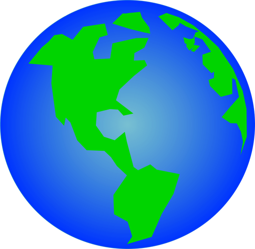 Símbolo de terra do planeta