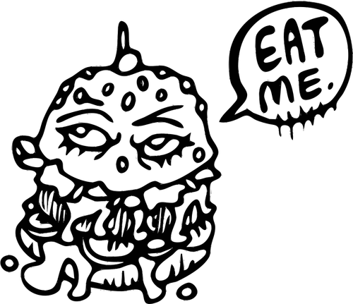 Cartoon-burger